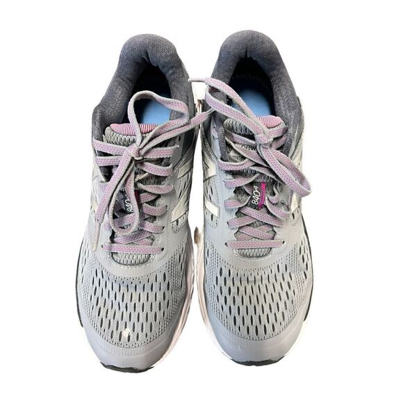 New Balance Womens 840 V4 Gray/CHARCOAL/WHITE/PINK Running Sneakers Size 9.5 - Picture 3 of 6